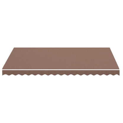 Berkfield Replacement Fabric for Awning Brown 3.5x2.5 m