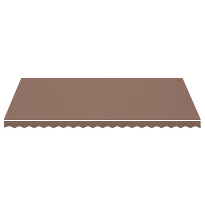 Berkfield Replacement Fabric for Awning Brown 5x3 m