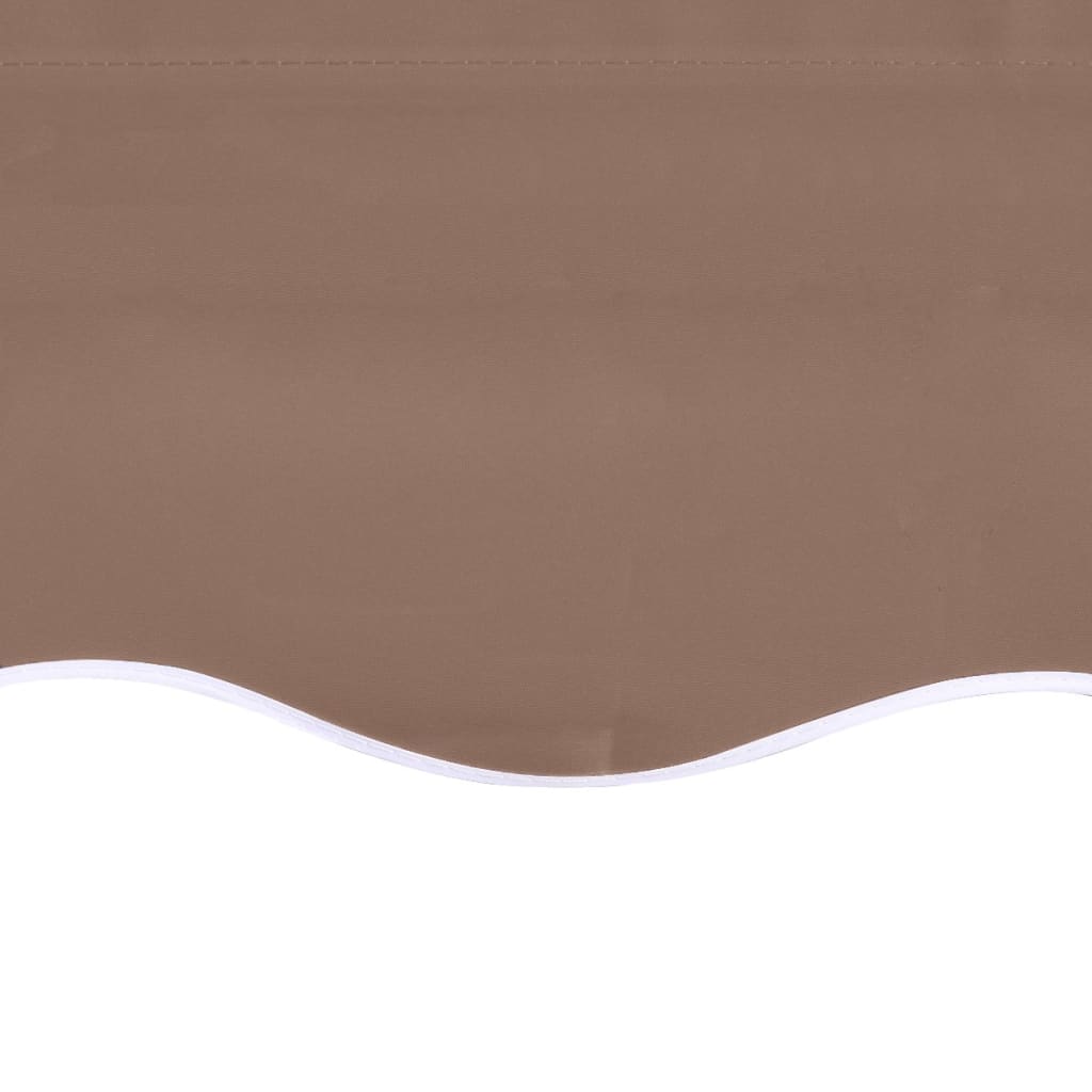 Berkfield Replacement Fabric for Awning Brown 5x3 m