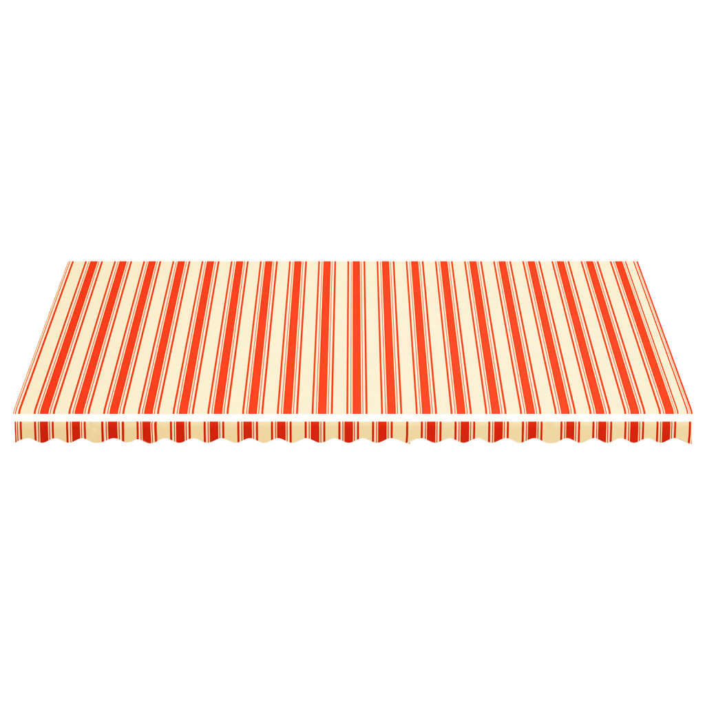 Berkfield Replacement Fabric for Awning Yellow and Orange 6x3.5 m