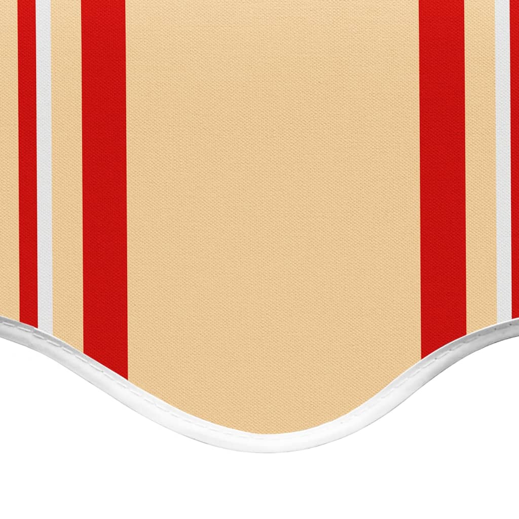 Berkfield Replacement Fabric for Awning Yellow and Orange 6x3.5 m