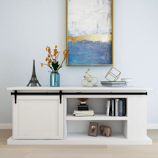 Berkfield Mini Sliding Cabinet Door Kit Carbon Steel 183 cm