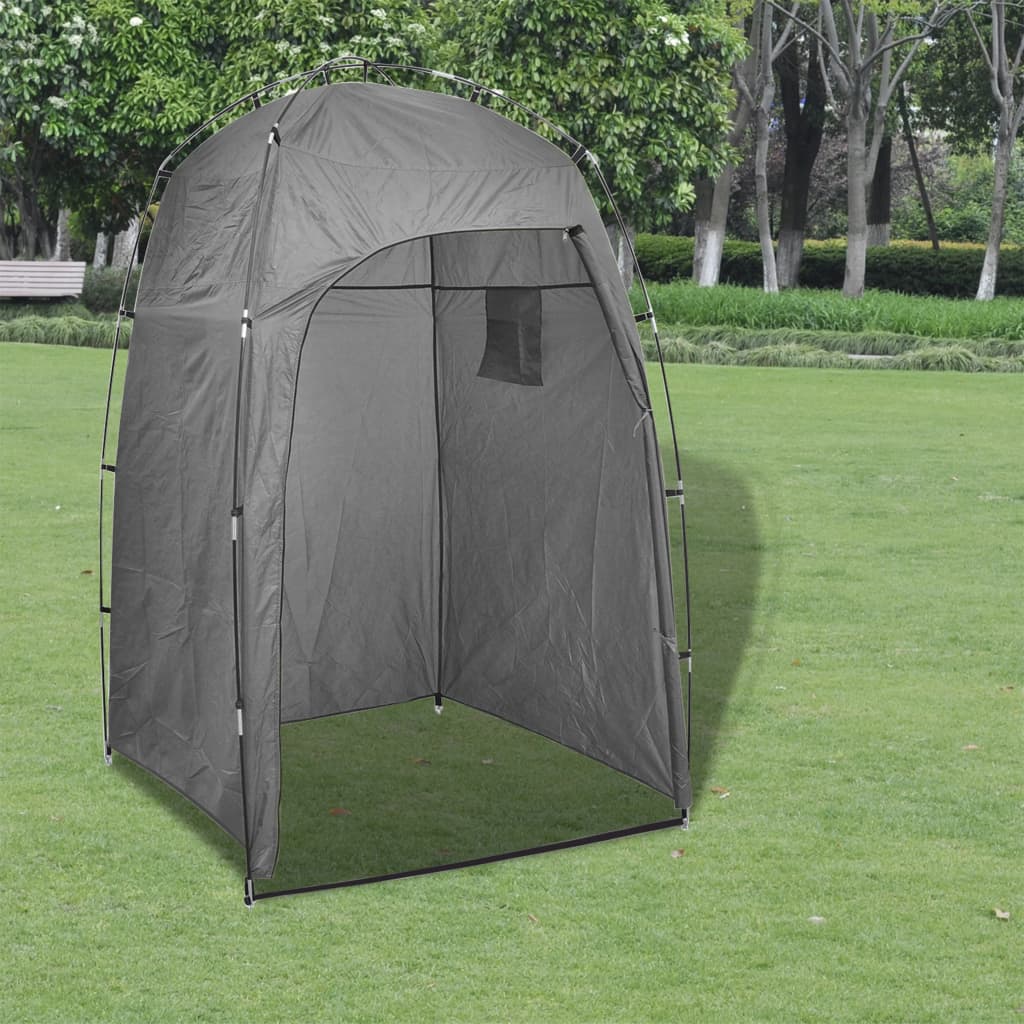Berkfield Shower WC Changing Tent Grey