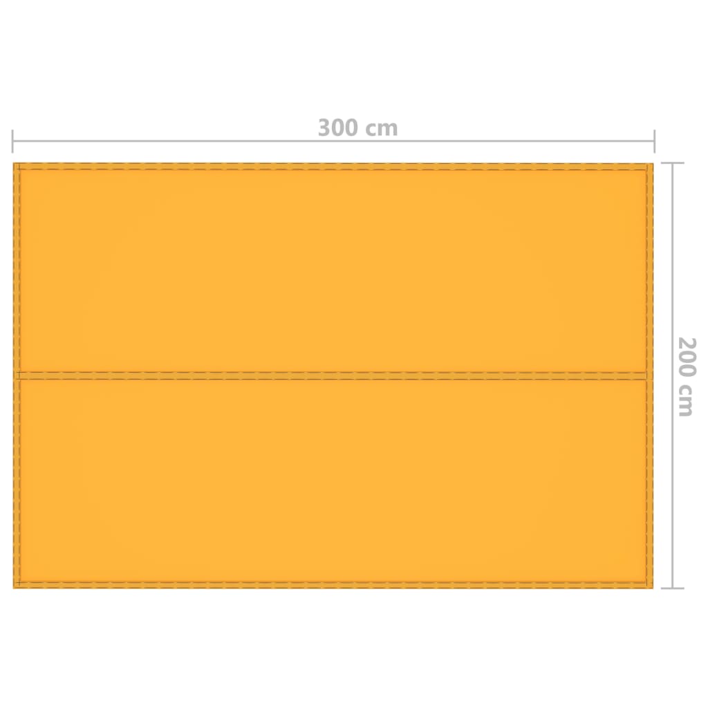 Berkfield Outdoor Tarp 3x2 m Yellow
