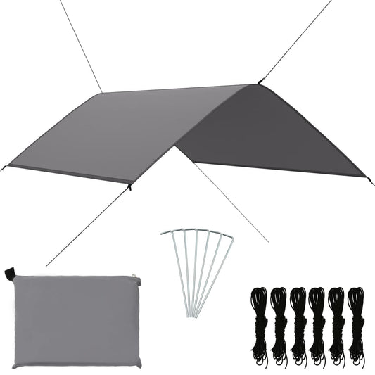 Berkfield Outdoor Tarp 3x2 m Grey