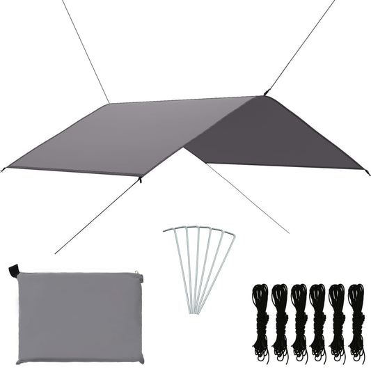 Berkfield Outdoor Tarp 4x4 m Grey