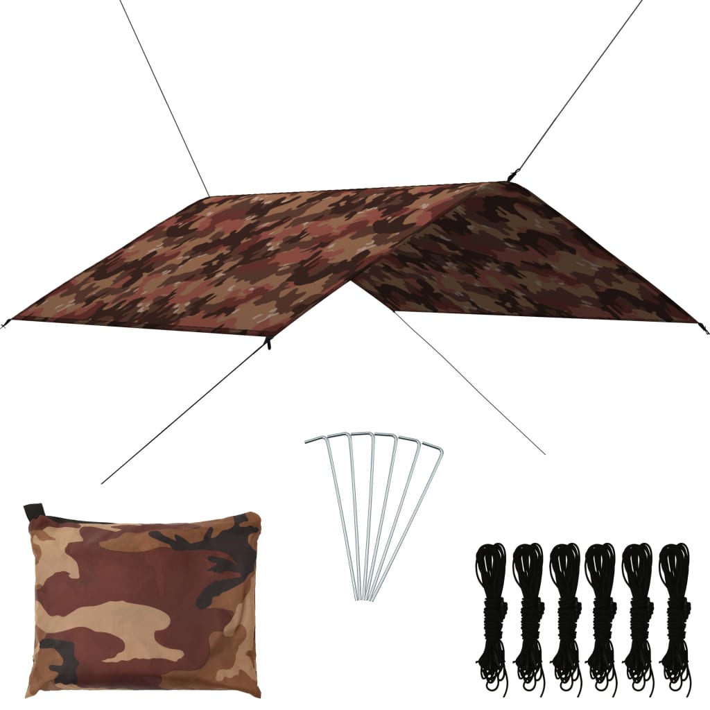 Berkfield Outdoor Tarp 4x4 m Camouflage