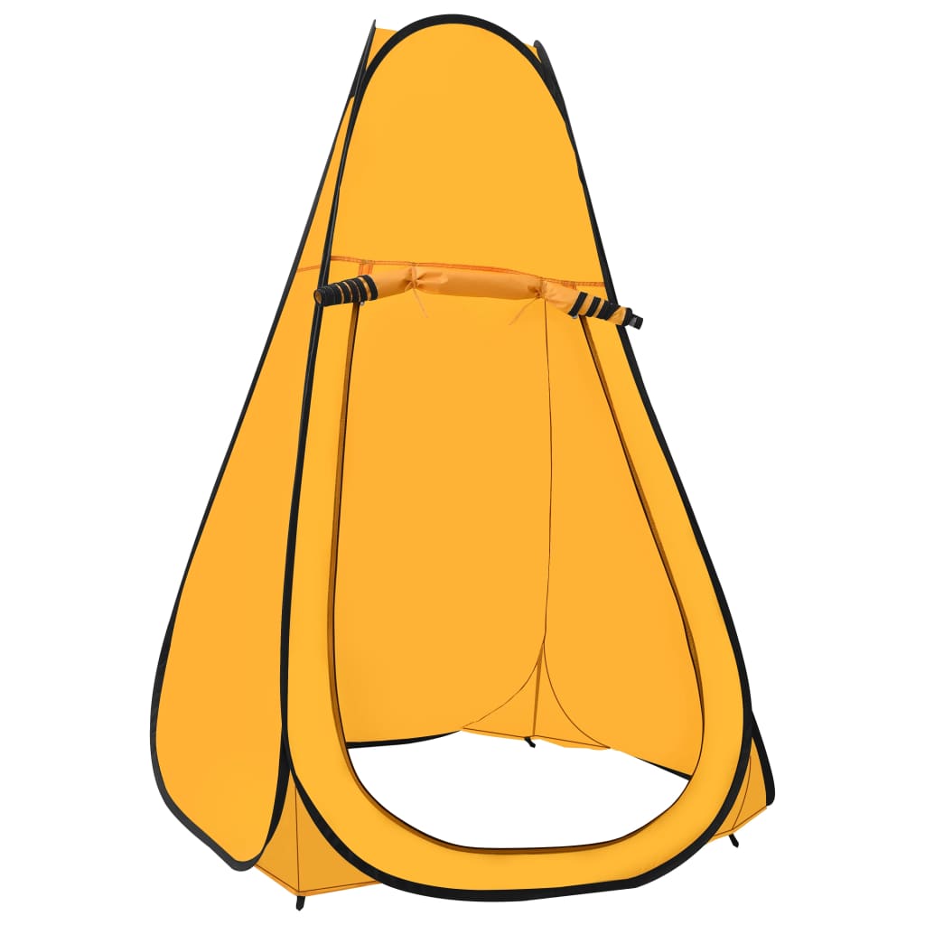 Berkfield Pop Up Shower Tent Yellow