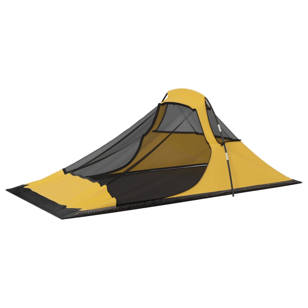 Berkfield Camping Tent 317x240x100 cm Yellow