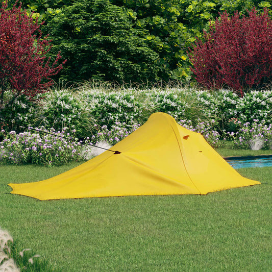 Berkfield Camping Tent 317x240x100 cm Yellow