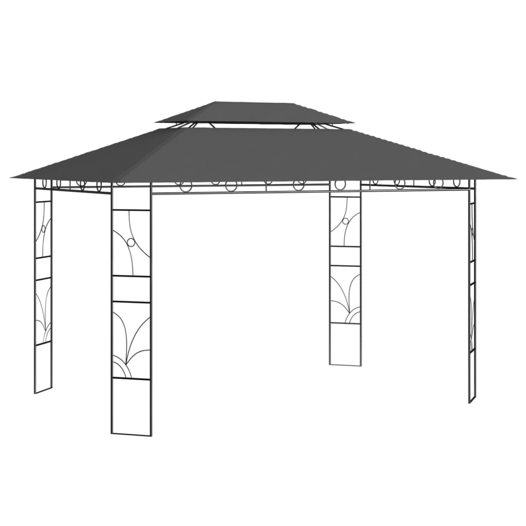 Berkfield Gazebo 4x3x2.7 m Anthracite 160 g/m�__