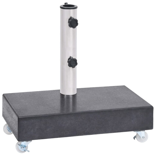Berkfield Umbrella Base Black 45x25x8 cm Granite