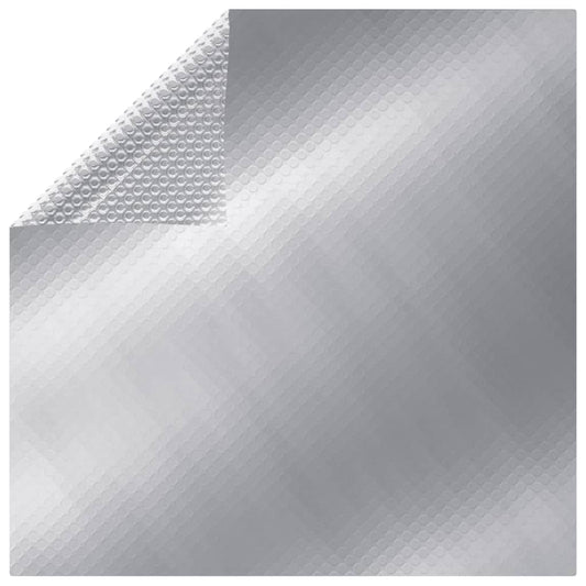 Berkfield Floating Rectangular PE Solar Pool Film 10x5 m Silver