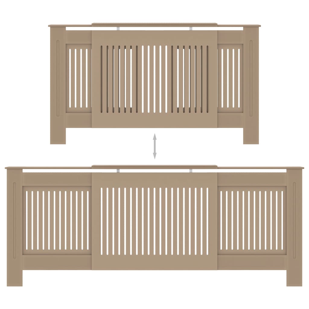 Berkfield MDF Radiator Cover 205 cm