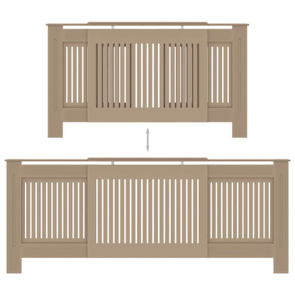 Berkfield MDF Radiator Cover 205 cm