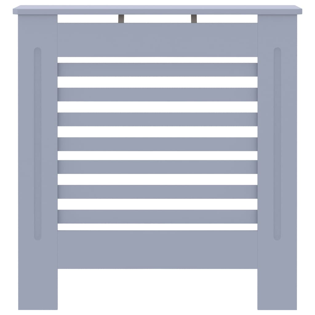 Berkfield MDF Radiator Cover Grey 78 cm