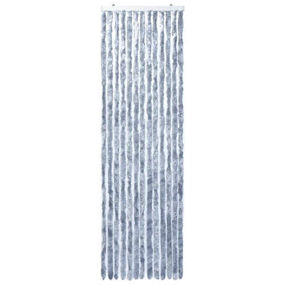 Berkfield Insect Curtain Silver 56x200 cm Chenille