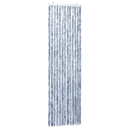 Berkfield Insect Curtain Silver 56x200 cm Chenille