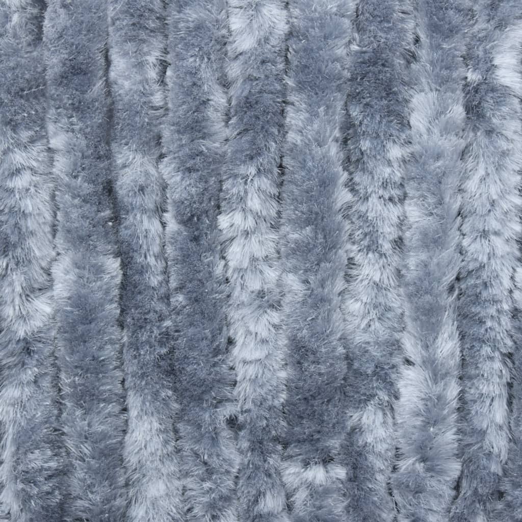 Berkfield Insect Curtain Silver 56x200 cm Chenille