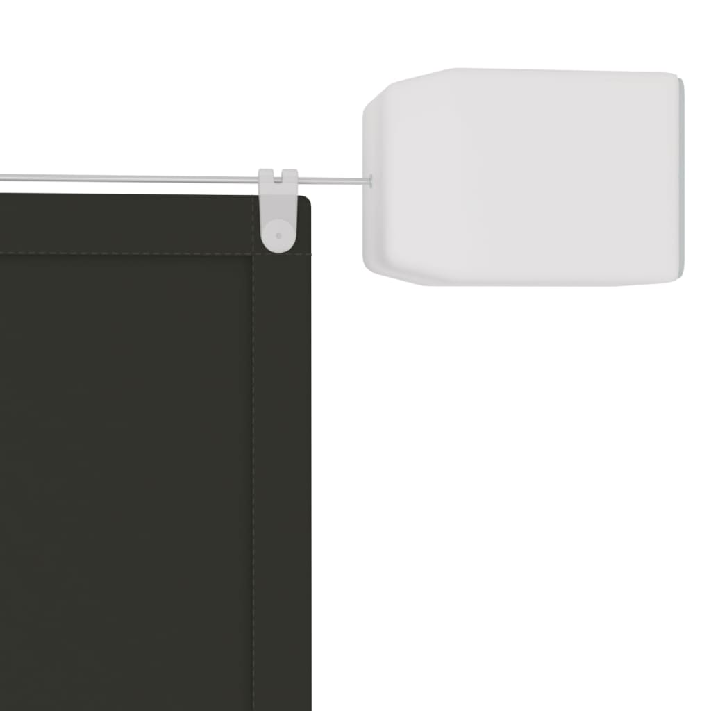 Berkfield Vertical Awning Anthracite 140x420 cm Oxford Fabric