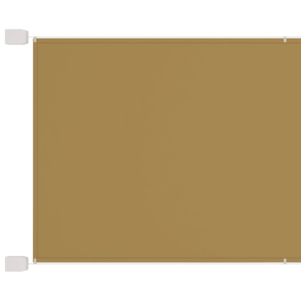 Berkfield Vertical Awning Beige 60x420 cm Oxford Fabric