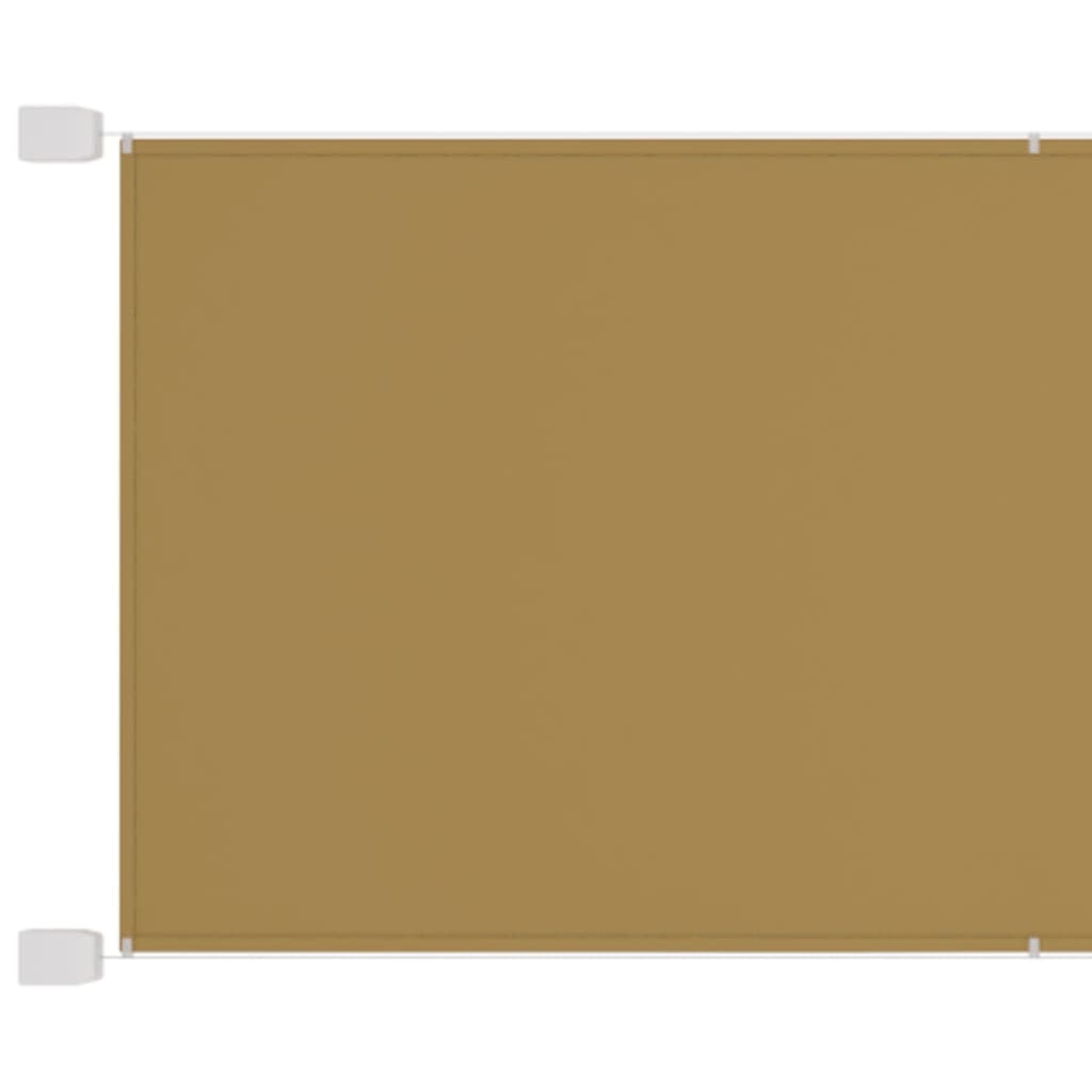 Berkfield Vertical Awning Beige 60x1000 cm Oxford Fabric
