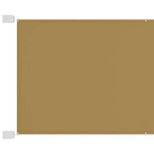 Berkfield Vertical Awning Beige 60x1000 cm Oxford Fabric