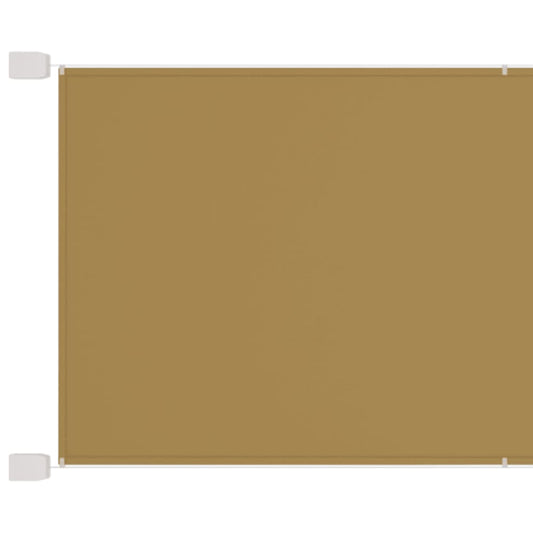 Berkfield Vertical Awning Beige 100x800 cm Oxford Fabric