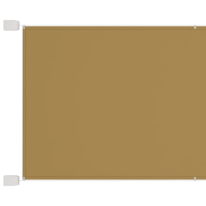 Berkfield Vertical Awning Beige 100x1000 cm Oxford Fabric