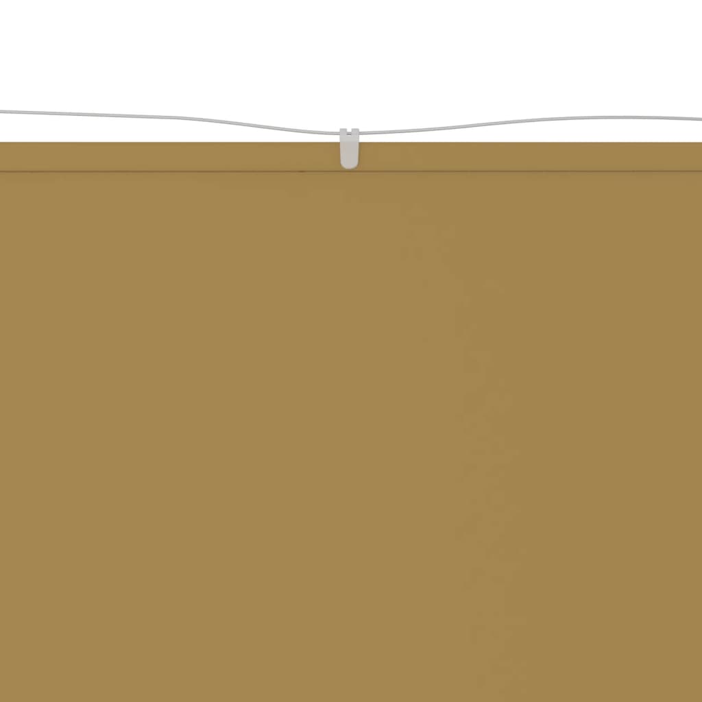 Berkfield Vertical Awning Beige 100x1000 cm Oxford Fabric
