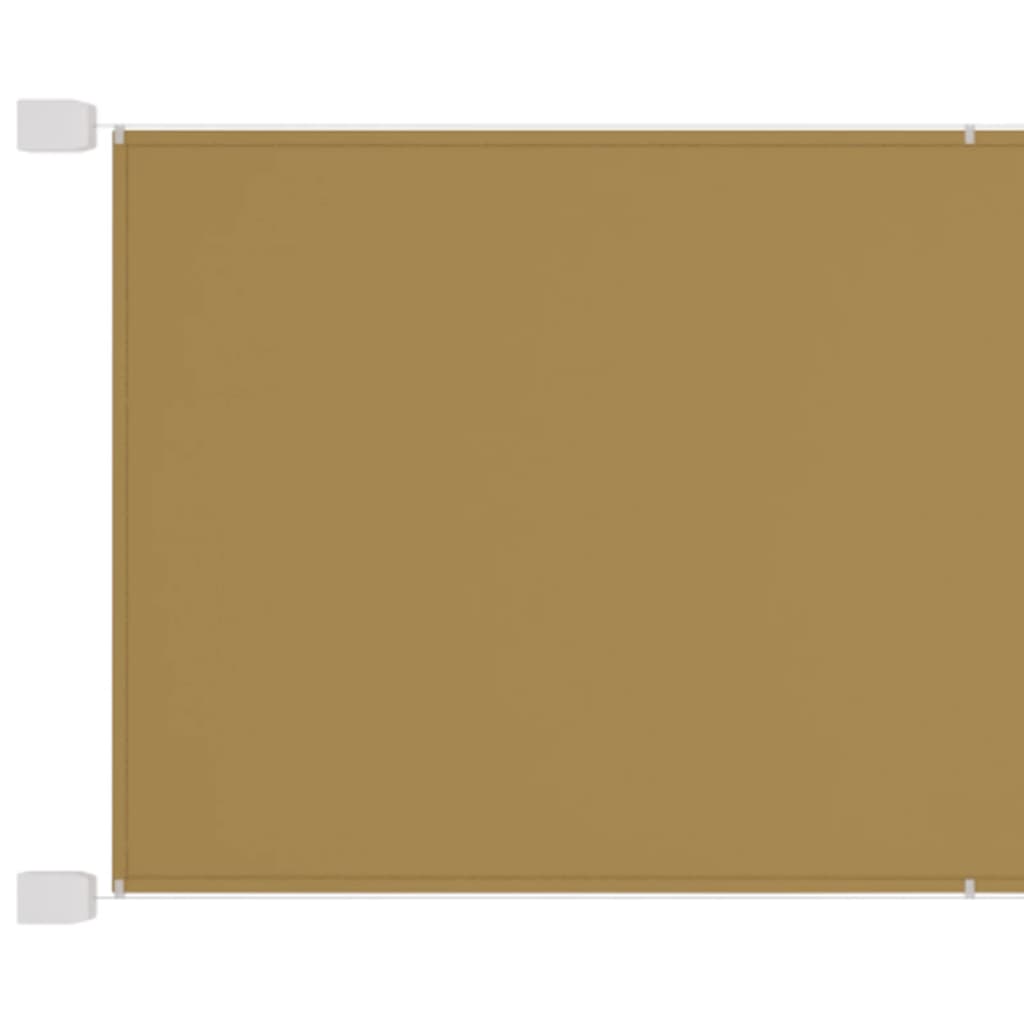 Berkfield Vertical Awning Beige 180x270 cm Oxford Fabric