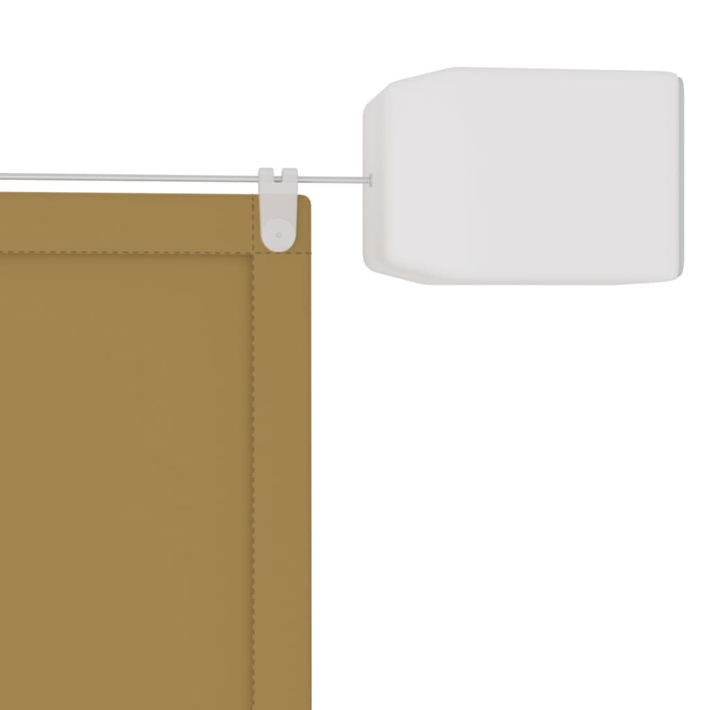 Berkfield Vertical Awning Beige 180x270 cm Oxford Fabric