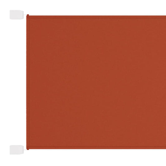 Berkfield Vertical Awning Terracotta 100x800 cm Oxford Fabric