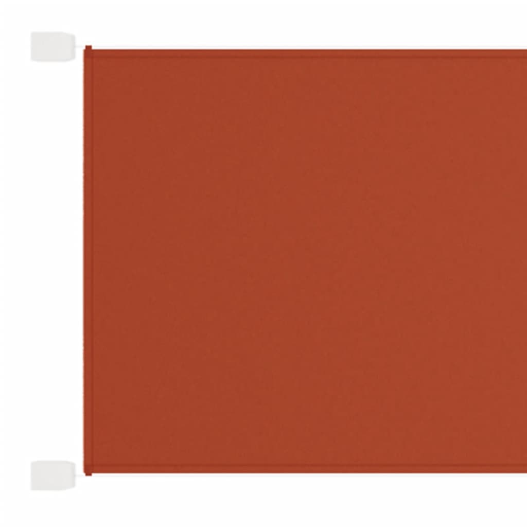 Berkfield Vertical Awning Terracotta 100x1200 cm Oxford Fabric