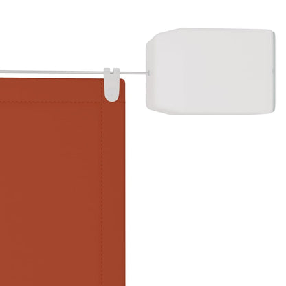 Berkfield Vertical Awning Terracotta 180x1200 cm Oxford Fabric