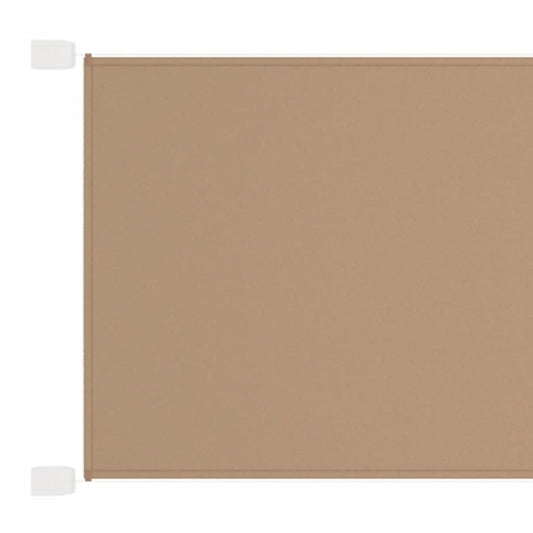 Berkfield Vertical Awning Taupe 60x800 cm Oxford Fabric