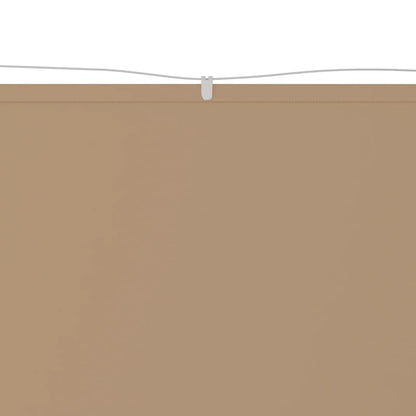 Berkfield Vertical Awning Taupe 60x800 cm Oxford Fabric