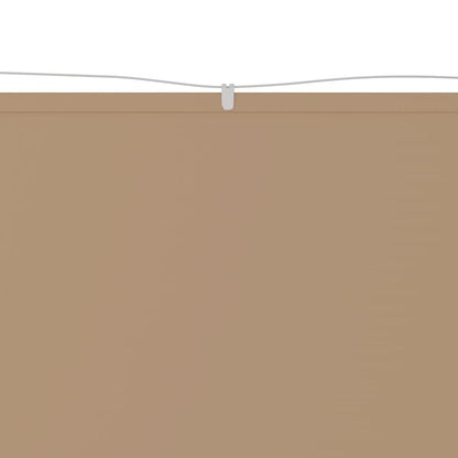 Berkfield Vertical Awning Taupe 60x1000 cm Oxford Fabric