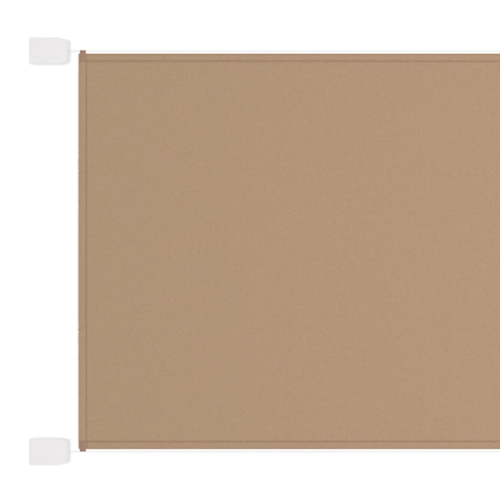 Berkfield Vertical Awning Taupe 100x800 cm Oxford Fabric
