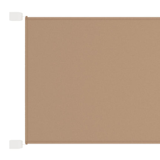 Berkfield Vertical Awning Taupe 100x1200 cm Oxford Fabric