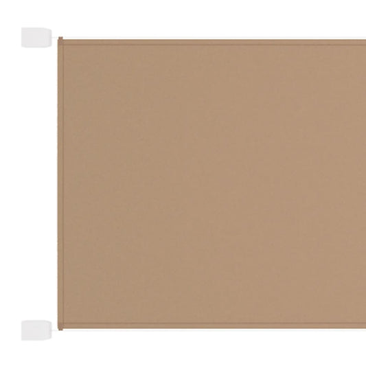 Berkfield Vertical Awning Taupe 140x360 cm Oxford Fabric