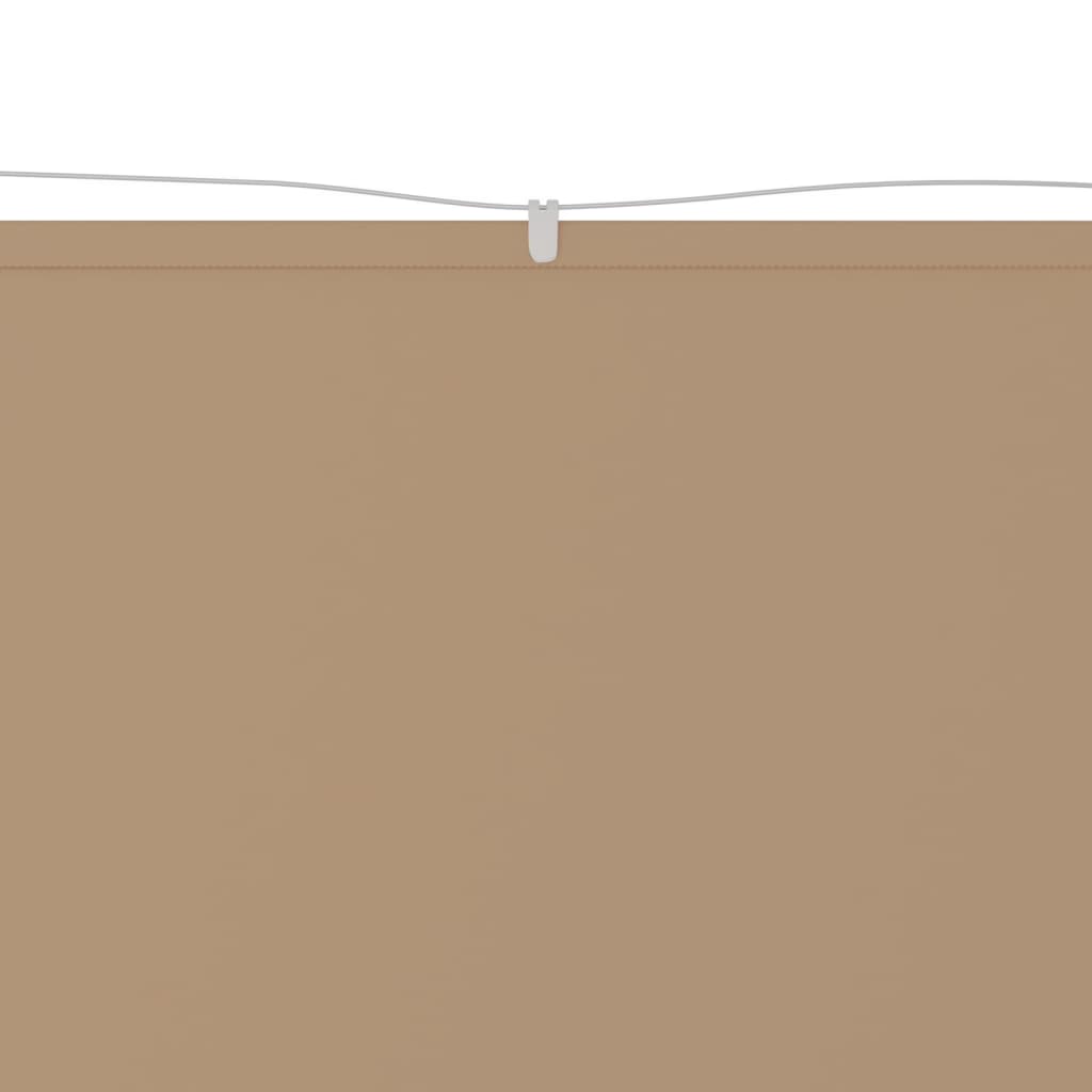 Berkfield Vertical Awning Taupe 300x270 cm Oxford Fabric