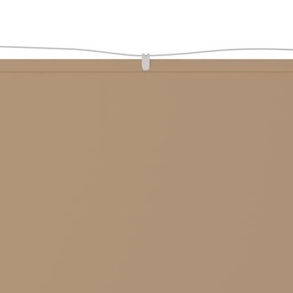 Berkfield Vertical Awning Taupe 300x270 cm Oxford Fabric