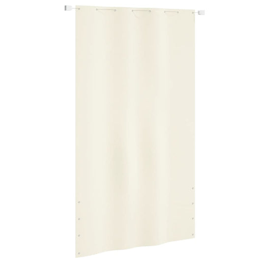 Berkfield Balcony Screen Cream 140x240 cm Oxford Fabric