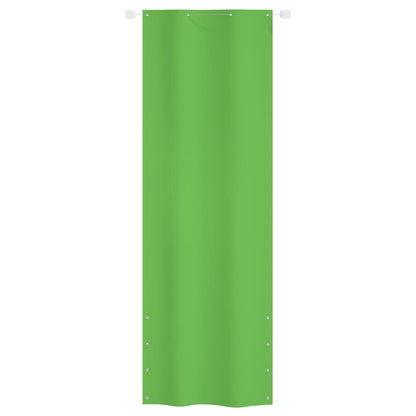 Berkfield Balcony Screen Light Green 80x240 cm Oxford Fabric