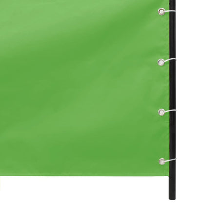 Berkfield Balcony Screen Light Green 80x240 cm Oxford Fabric