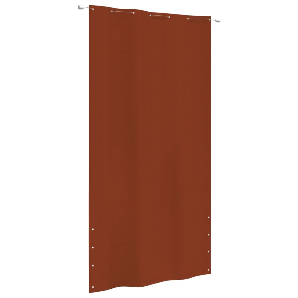 Berkfield Balcony Screen Terrecotta 140x240 cm Oxford Fabric