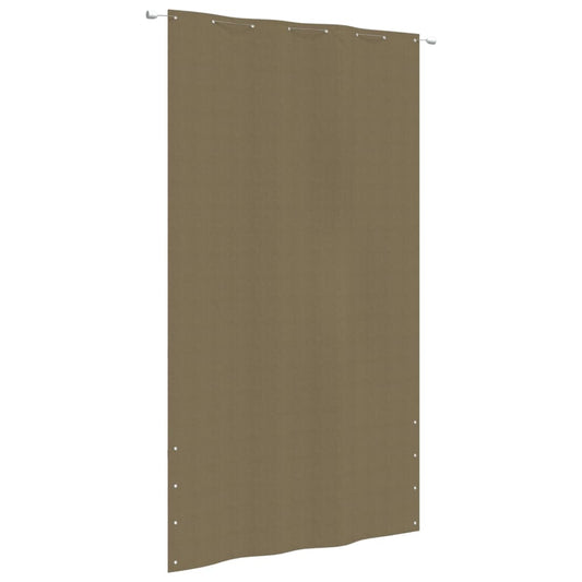 Berkfield Balcony Screen Taupe 160x240 cm Oxford Fabric