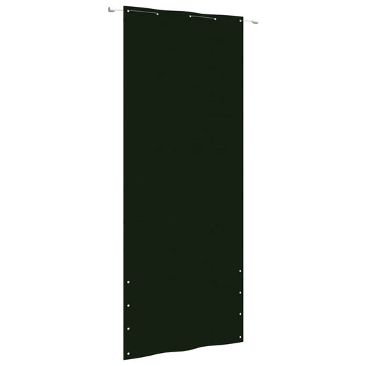 Berkfield Balcony Screen Dark Green 100x240 cm Oxford Fabric