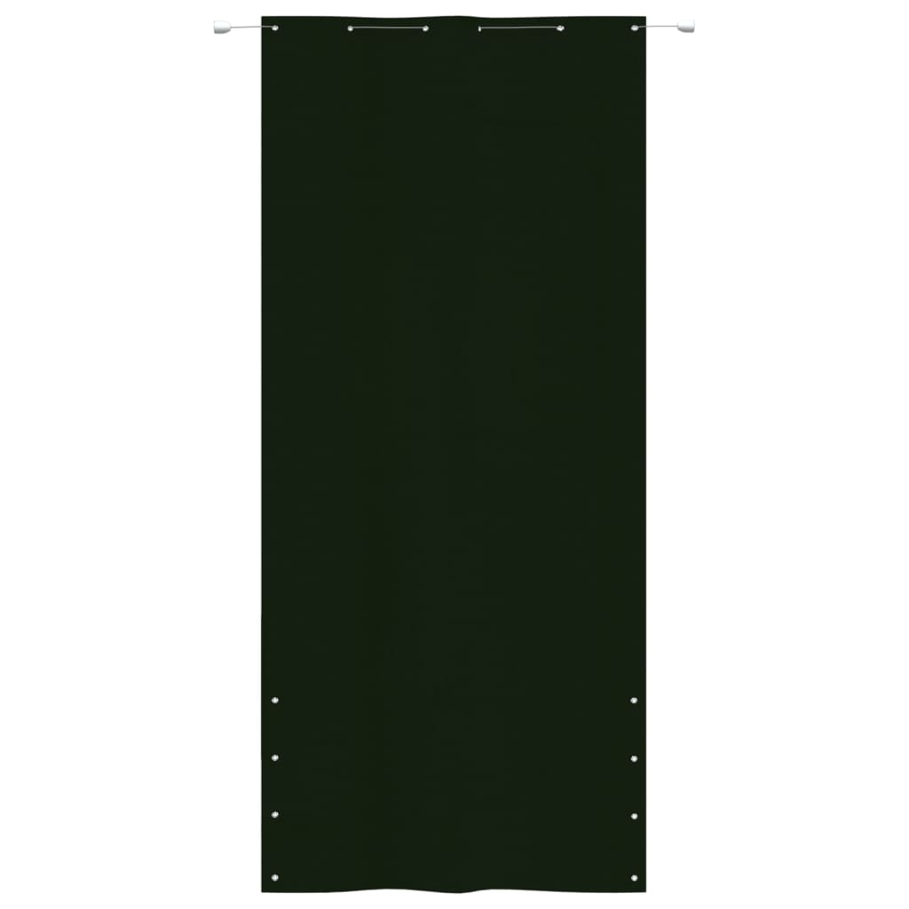 Berkfield Balcony Screen Dark Green 120x240 cm Oxford Fabric